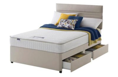 Silentnight Stroud Memory Double 4 Drawer Divan Bed